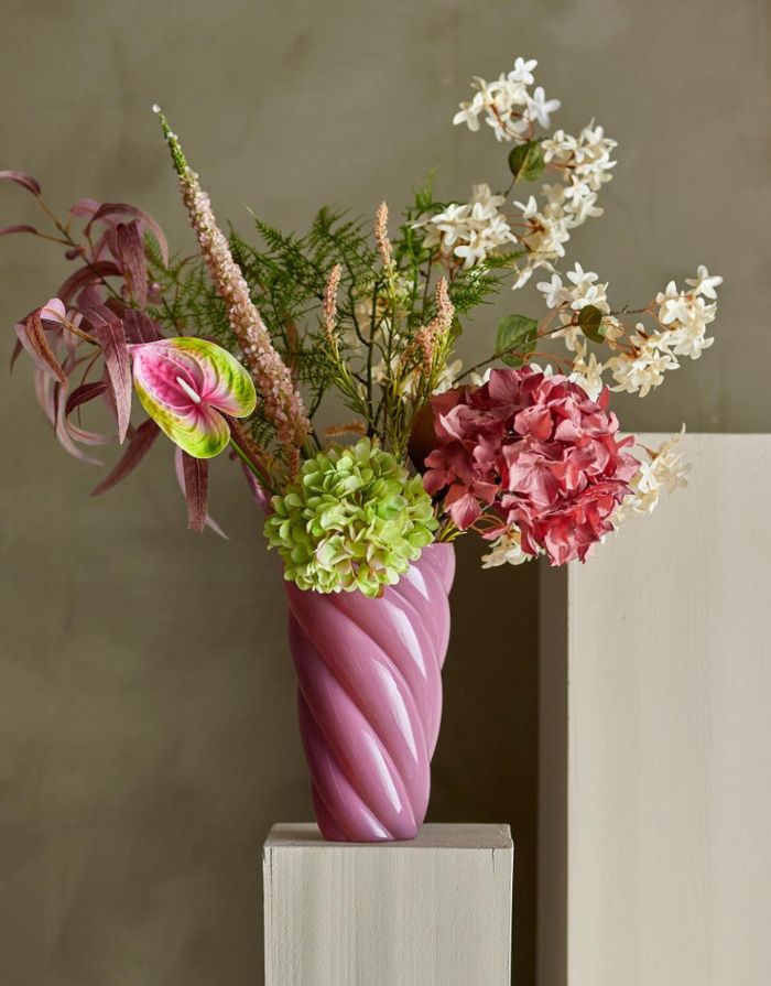 Kunstblume Hydrangea I Hortensie Rose