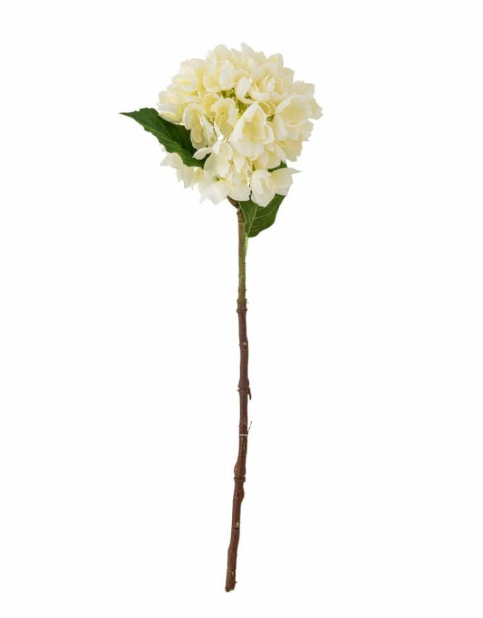 Kunstblume Hydrangea I Hortensie Weiß