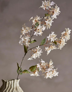 Kunstblume Myrtle Zweig I Weiß