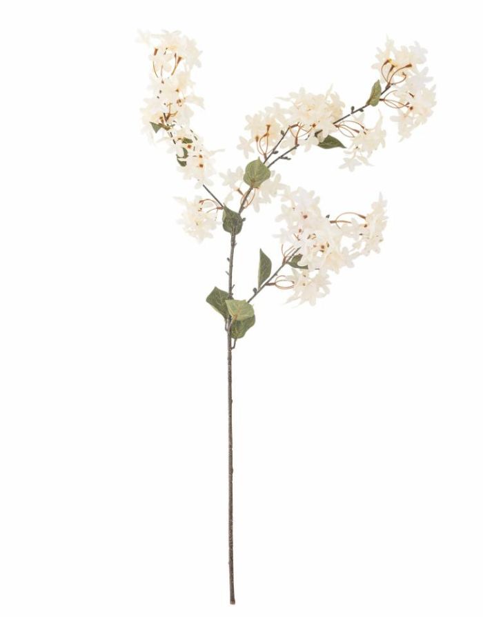 Kunstblume Myrtle Zweig I Weiß
