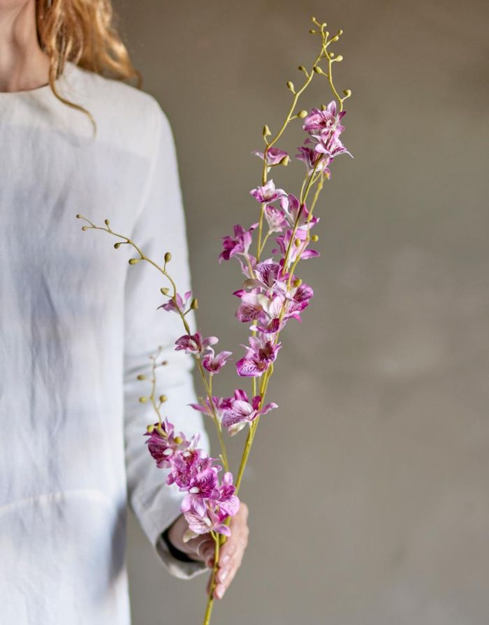 Kunstblume Orchid Stiel I Rose