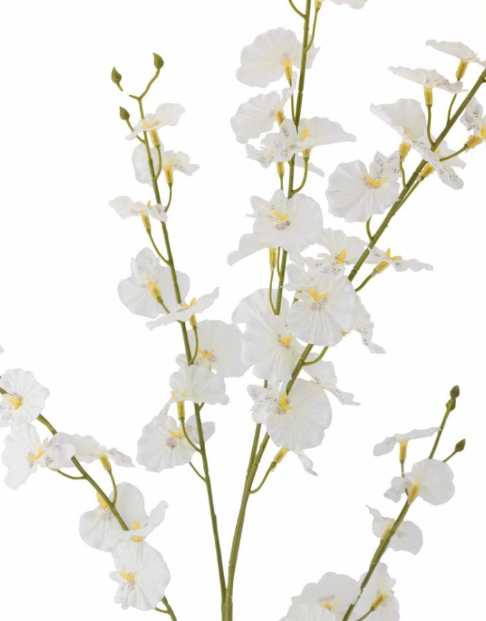 Kunstblume Orchid Stiel I Weiß