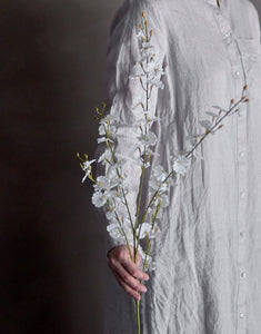 Kunstblume Orchid Stiel I Weiß