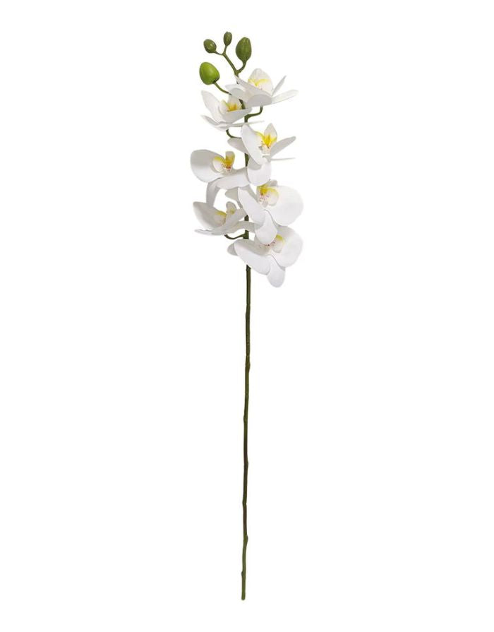 Kunstblume Orchidee H 79cm I Weiß
