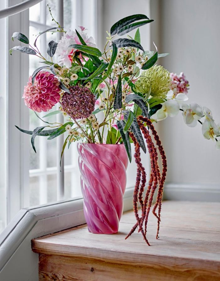 Kunstblume Peony Stiel I Rose