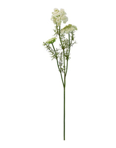 Kunstblume Wilde Möhre H 73cm I Weiß