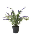 Kunstpflanze Lavendel im Topf H 30cm I Green/Purple