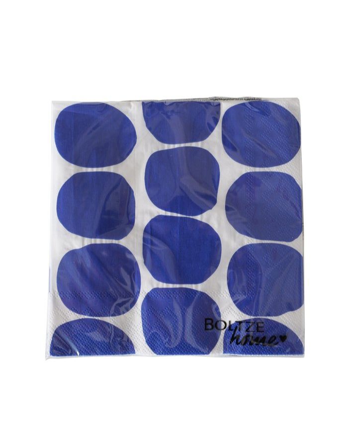 Serviette Bliss I Blue Dots Large