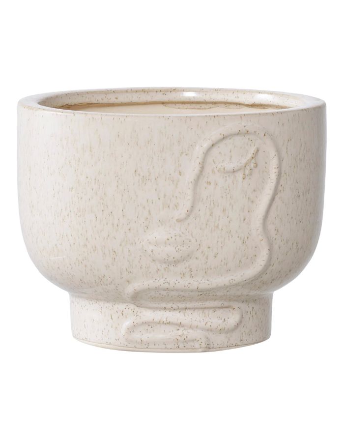 Übertopf Ceramic I Beige