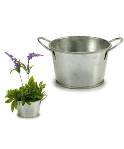 Mini Übertopf Zink I ø 12cm