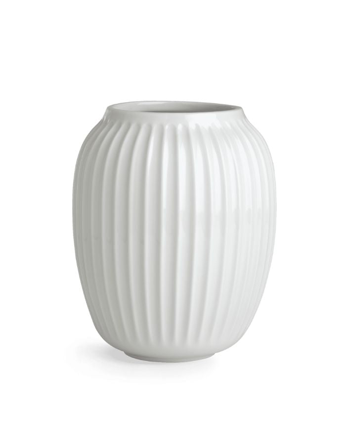 Vase Hammershøi I Weiß Höhe 21cm