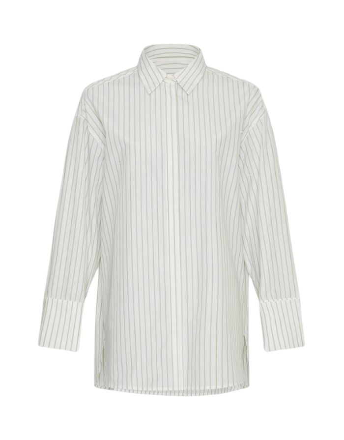 Shirt Erina Zenika I Striped Egret/Forest