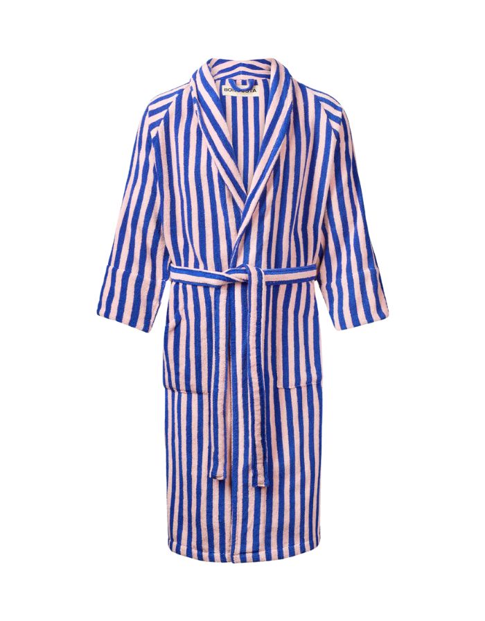 Bademantel Naram I Dazzling Blue/Rose