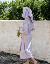 Laden Sie das Bild in den Galerie-Viewer, Bademantel Naram I Lilac/Neon Yellow
