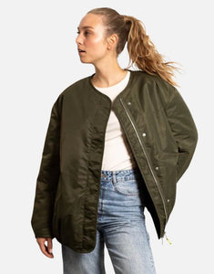 Bomber Wendejacke I Olive/Leo Navy-Olive