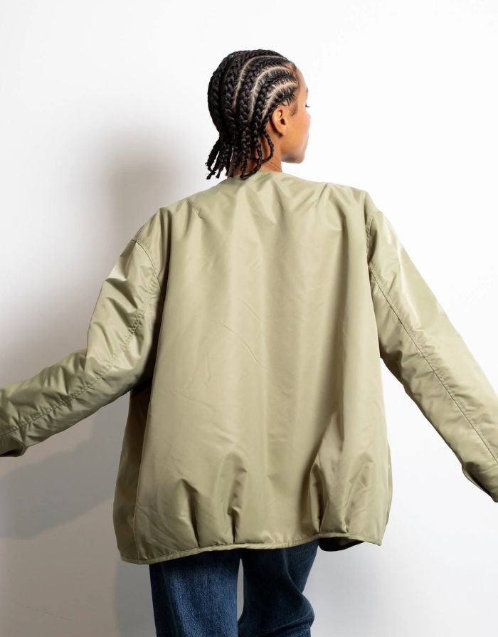 Bomber Wendejacke I Pale Olive/Sand