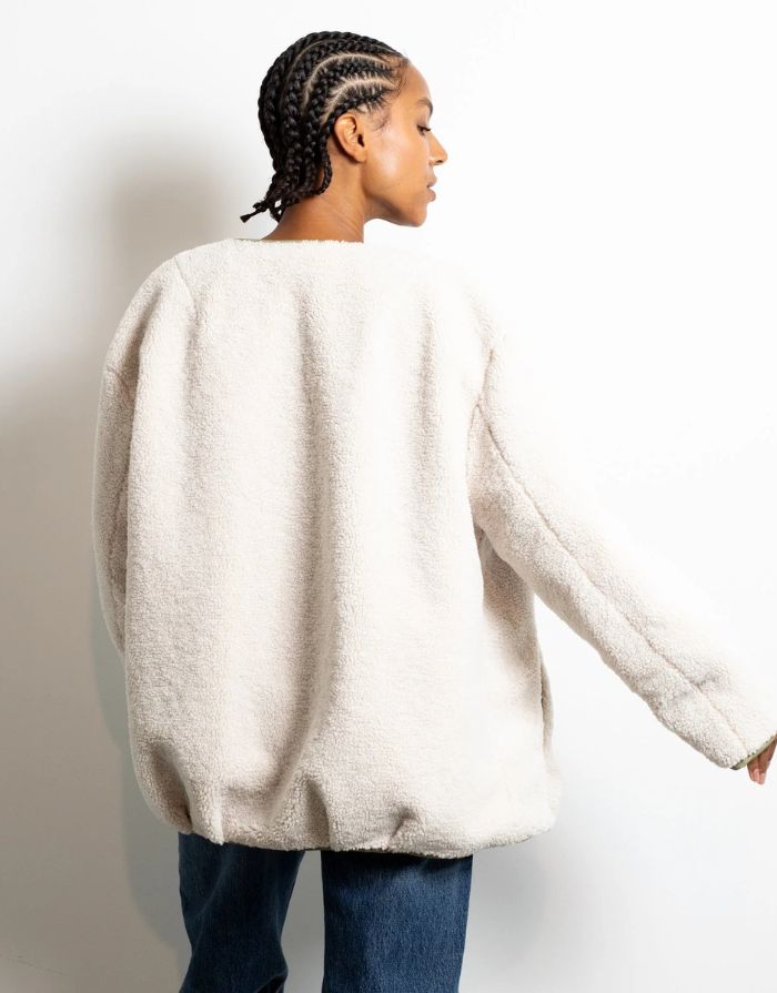 Bomber Wendejacke I Pale Olive/Sand