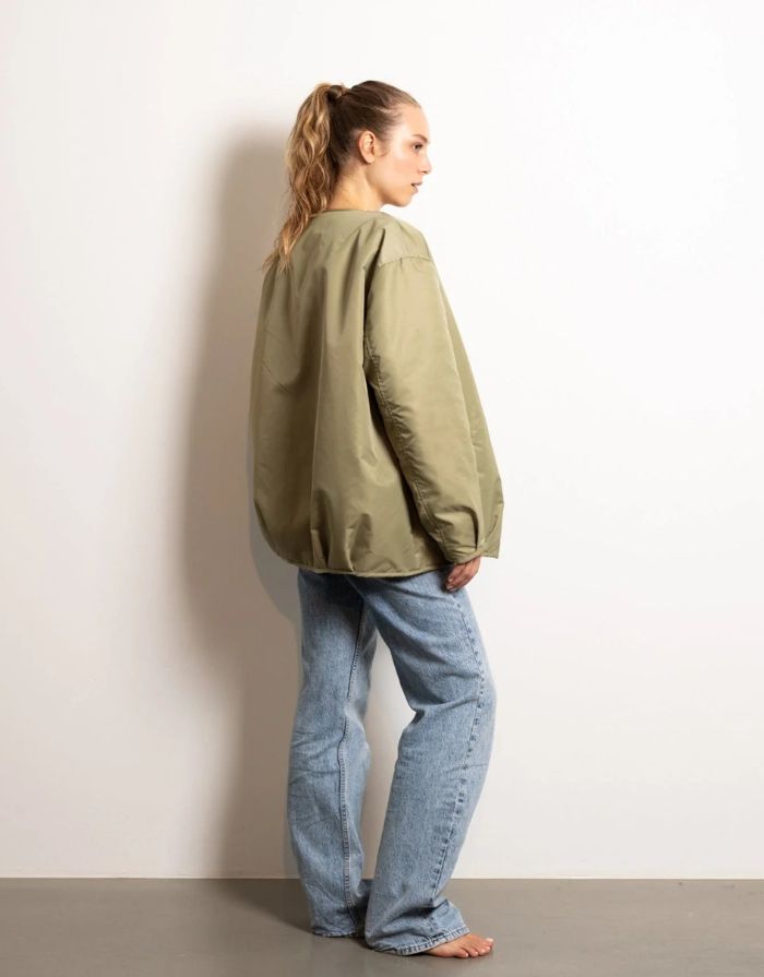 Bomber Wendejacke I Pale Olive/Sand