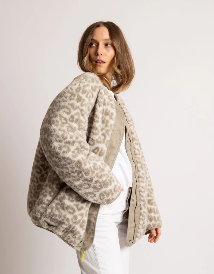 Bomber Wendejacke I Stone/Leo Stone-Sand