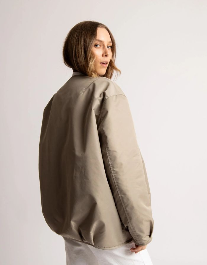 Bomber Wendejacke I Stone/Leo Stone-Sand
