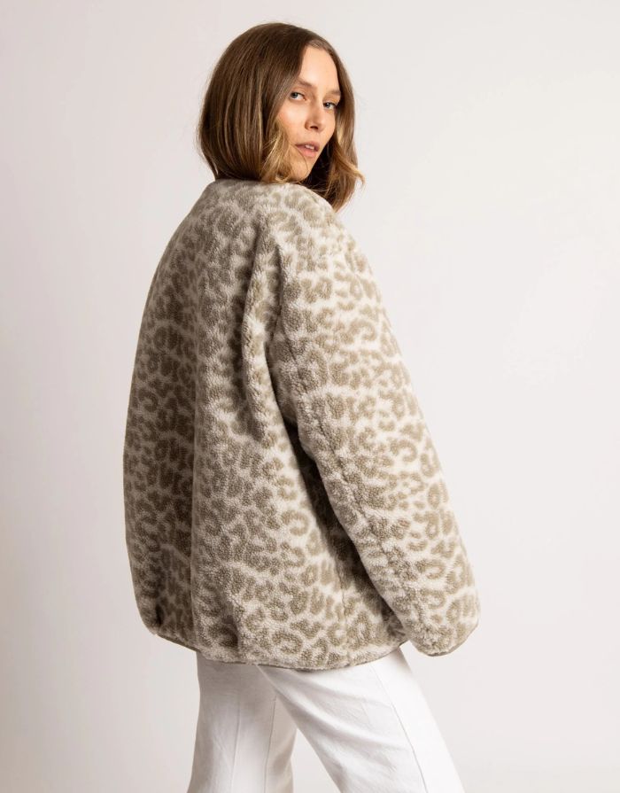 Bomber Wendejacke I Stone/Leo Stone-Sand