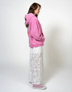 Boyfriend Hoodie Cherish I Fuchsia Acid