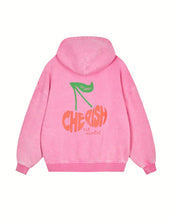 Laden Sie das Bild in den Galerie-Viewer, Boyfriend Hoodie Cherish I Fuchsia Acid
