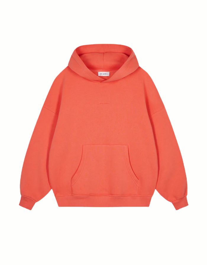 Boyfriend Hoodie I Coral