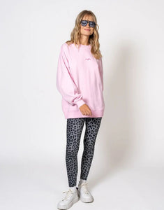 Crewneck Sweater Summer Party I Soft Blush