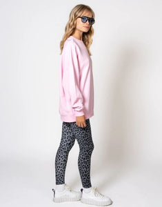 Crewneck Sweater Summer Party I Soft Blush