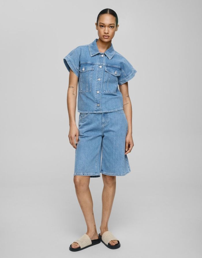 Denim Shorts Elida Ada I Light Blue Wash