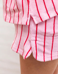 Gym Shorts Naram I Baby Pink & Sky Patrol