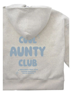 Hoodie Cool Aunty Club I Hellblau