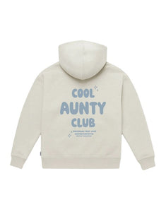 Hoodie Cool Aunty Club I Hellblau
