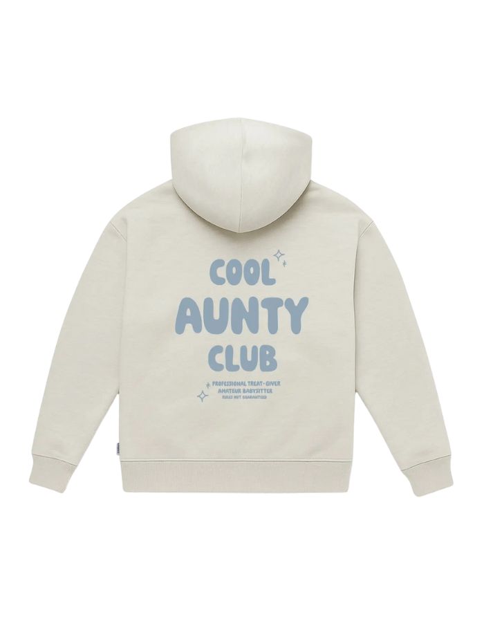 Hoodie Cool Aunty Club I Hellblau
