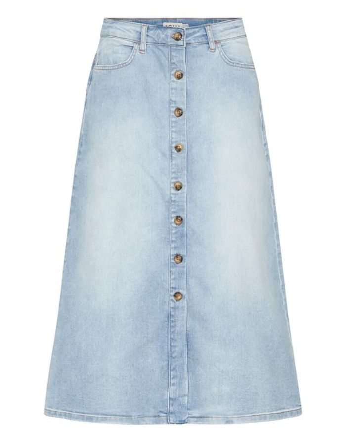 Jeansrock Ihtwiggy I Light Blue Washed