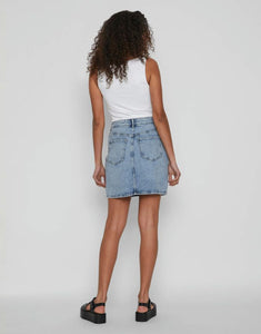 Jeansrock Vikaja I Light Blue Denim