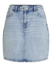 Laden Sie das Bild in den Galerie-Viewer, Jeansrock Vikaja I Light Blue Denim
