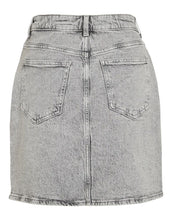 Laden Sie das Bild in den Galerie-Viewer, Jeansrock Vikaja I Light Grey Denim Wash
