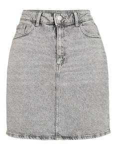 Jeansrock Vikaja I Light Grey Denim Wash