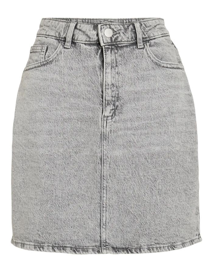 Jeansrock Vikaja I Light Grey Denim Wash
