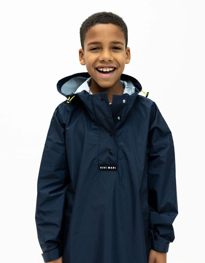 Raincoat Kids I Solid Navy