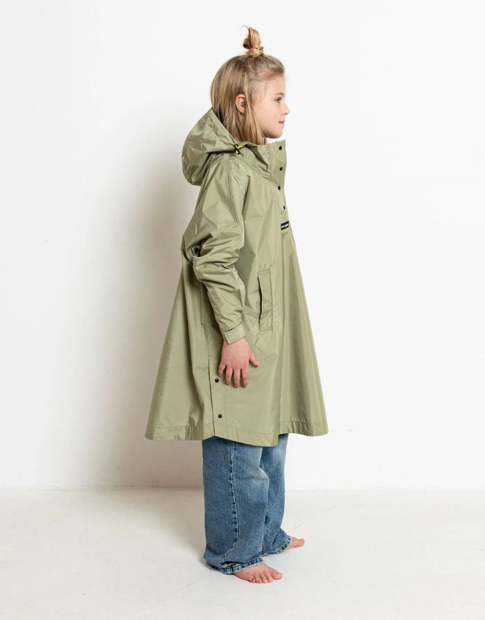 Raincoat Kids I Solid Pale Olive