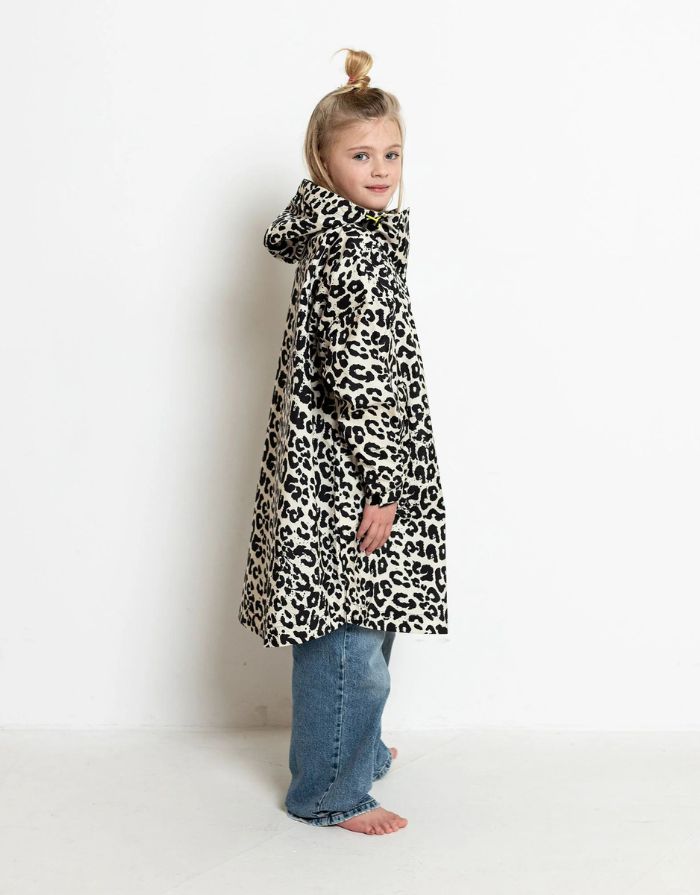 Raincoat Kids I Leo Splashes Black/Sand