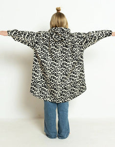 Raincoat Kids I Leo Splashes Black/Sand