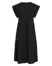 Laden Sie das Bild in den Galerie-Viewer, Midi Kleid Visummer I Black
