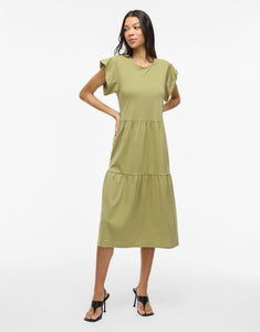 Midi Kleid Visummer I Sage