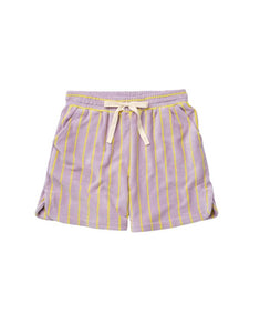 Gym Shorts Naram I Lilac & Neon Yellow