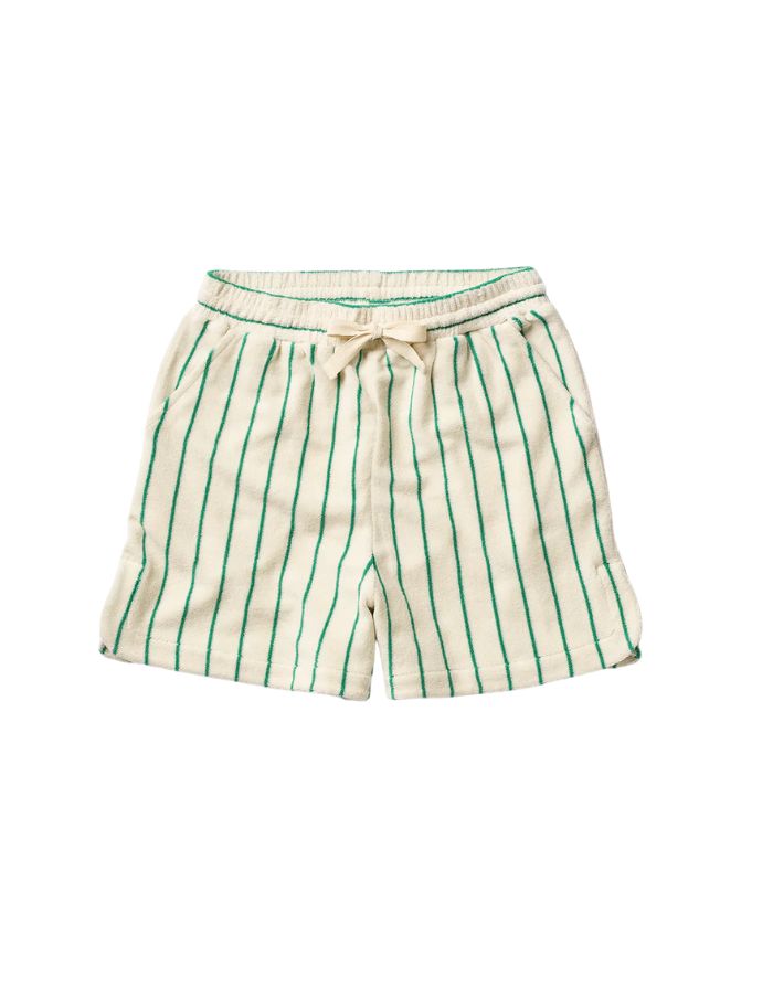 Gym Shorts Naram I Pure White & Grass