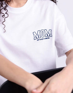 T-Shirt Mom - Place to Grow I White